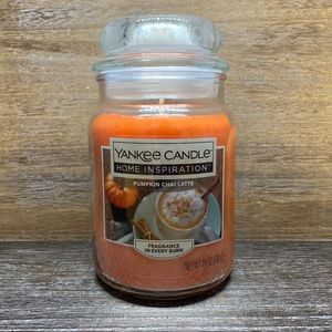 Yankee Candle Pumpkin Chai Latte 19oz Jar Candle